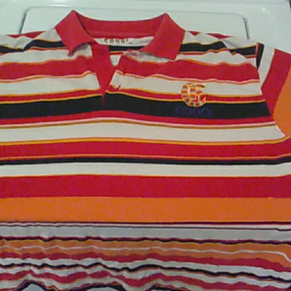 Coogi collar shirt
